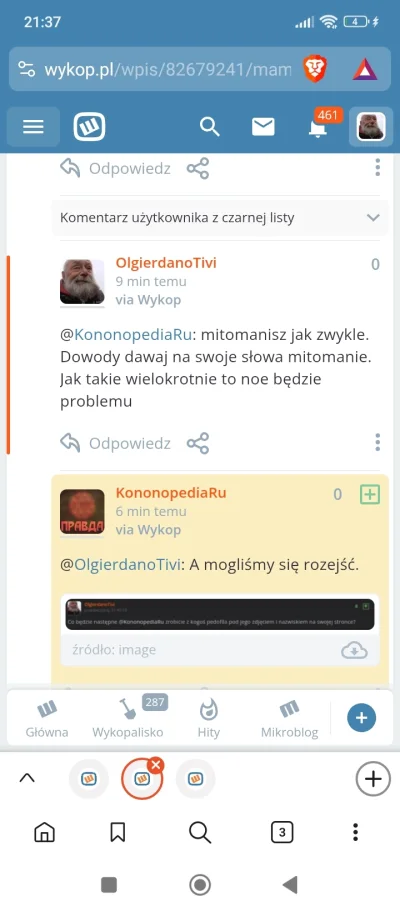 OlgierdanoTivi - @OlgierdanoTivi: oto dowód jaki ta wybitna jednostka wrzuciła. Gość ...