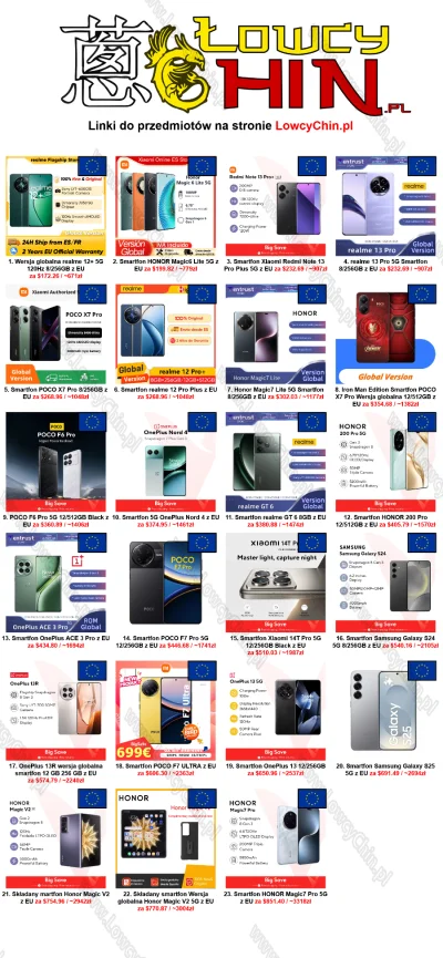 LowcyChin - 📱 Najlepsze smartfony z EU – nawet 1000+ zł taniej niż w polskich sklepa...
