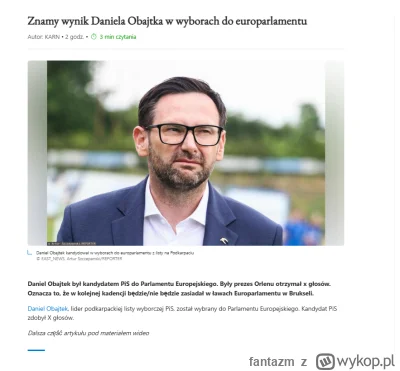 fantazm - Profesjonalizm internetowych mediów zawsze na wysokim poziomie. 

No i swoj...