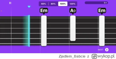 ZjadlemBabcie - @ZjadlemBabcie i tu już #!$%@? grube struny na dole