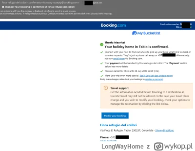 LongWayHome - Ktoś spotkał się już ze scamem na #booking? 
Jakieś 30 minut temu ktoś ...