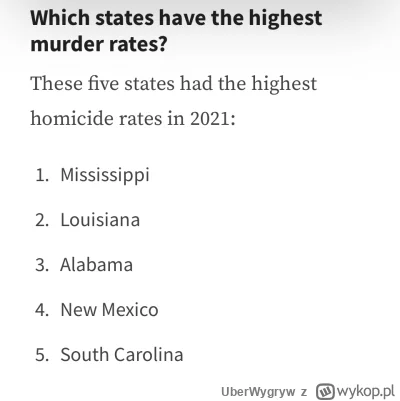 UberWygryw - @StaszekGGG: 

Przestępczość jest wyższa w Red States oczywiście XD