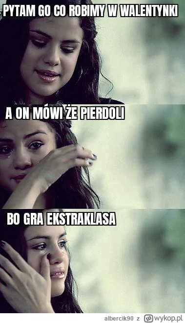 albercik90 - #mecz 
W końcu #walentynki z ukochaną #ekstraklasa