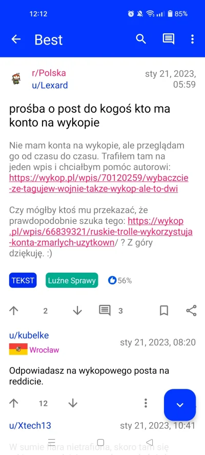 Tosiek14 - @SpaceCat: To się nazywa współpraca międzyportalowa