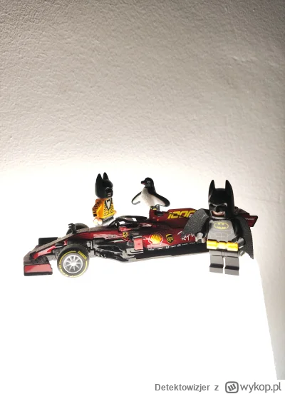 Detektowizjer - #f1 Batman z pingwinem główny skład, Robin rezerwowy