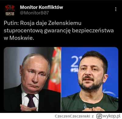 CzeczenCzeczenski - Mówię Ci, pokój do końca życia mordo

#ukraina #wojna #rosja #pol...