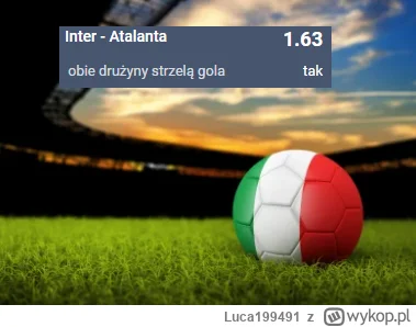 Luca199491 - PROPOZYCJA 31.01.2023 #1
Spotkanie: Inter - Atalanta
Bukmacher: STS
Typ:...