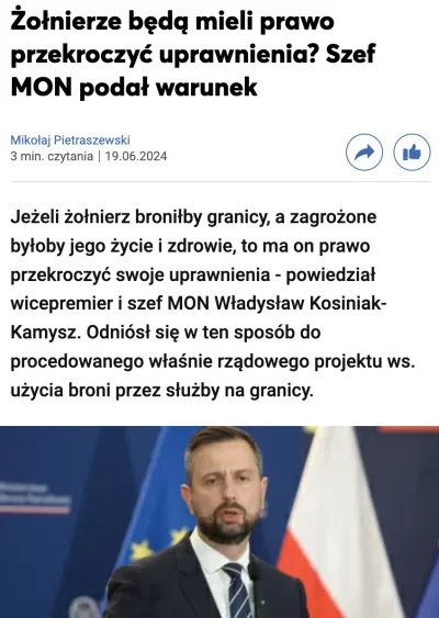 biaukowe - Najnowsza propozycja ministra Cucksiniaka dla polskiego żołnierza: będzies...