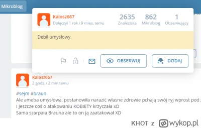 KHOT - @Kalosz667: