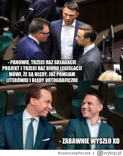 KosmicznyPaczek - Hehe beczunia c'nie hyhy

#bekazprawakow #bekazkonfederacji #polity...
