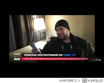 KAKOWICZ - Shot ze skasowanego live, na którym Boxdil przyznaje się, że żadnego palca...