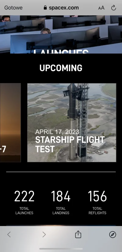 A_cosiecosiestao - @FLAC: Na stronie Spacex jest data 17 kwietnia w aktualnym planie ...