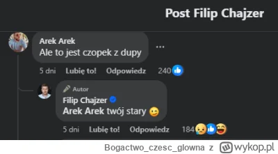 Bogactwoczescglowna - Ten cały chajzer był mi zawsze obojętny totalnie, czytałem tylk...