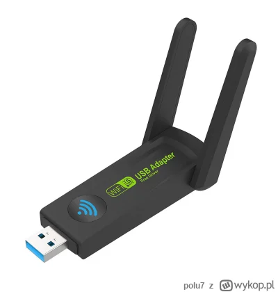 polu7 - 600Mbps WiFi USB 3.0 Adapter 2.4G/5GHz Wireless Wi-Fi Dongle w cenie 10.59$ (...