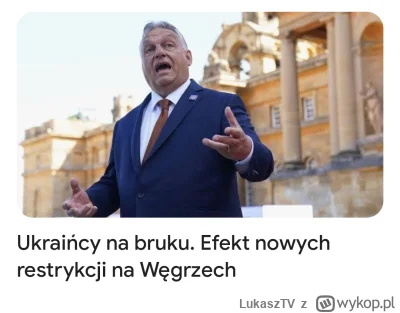 LukaszTV - Orban ma jaja. Normalnie jedyny podjął słuszną decyzję, ciekawe ilu ukraiń...