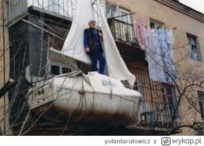 yolantarutowicz - Budowa morskiego jachtu na balkonie