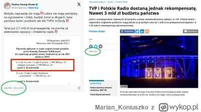 Marian_Koniuszko - Miało być na onkologię. Będzie na propagandę TVP. I tak się żyje w...