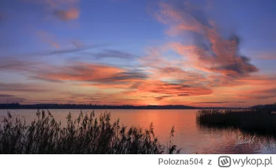 Polozna504 - Dzisiejszy zachód Słońca znad jeziora Pławniowice.

#fotografia #tworczo...
