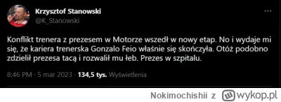 Nokimochishii - W tym klubie nigdy chyba nie będzie normalnie. Przyszedł trener, rusz...