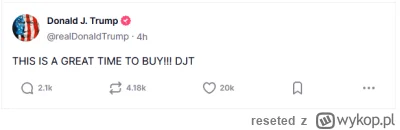 reseted - #gielda 

Wcześniej myślałem, że film "The Apprentice", to mocno podkolorow...