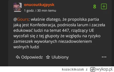 kozackikozak - XDXDXDXD

#shitwykopsays #shitkonfasays #neuropa #bekazprawakow #bekaz...