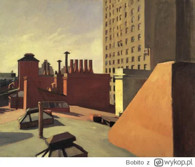 Bobito - #obrazy #sztuka #malarstwo #art

Edward Hopper, Dachy miast, 1932. Olej na p...