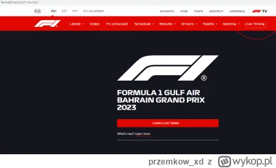 przemkow_xd - @Bajawor: Powinien być tutaj. Wchodzisz na formula1.com i z menu wybier...