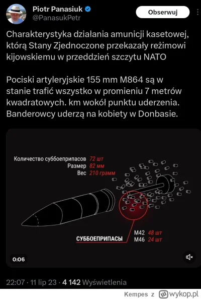 Kempes - #ukraina #rosja #wojna #panasiuk #bekazprawakow

Ale jak kacapy używają amun...
