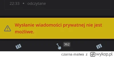 czarna-malwa - Dlaczego nie da się wysłać prywatnej wiadomosci?
#moderacjacontent #py...