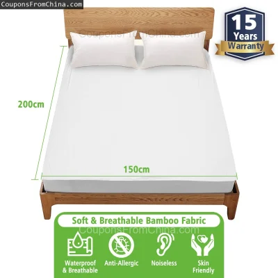 n____S - ❗ Trivd Mattress Cover TPU Waterproof Mattress Protector 150x200cm [EU]
〽️ C...