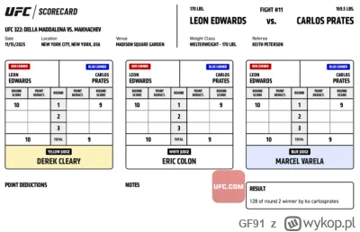 GF91 - #ufc #mmuga Leon Edwards vs Carlos Prates