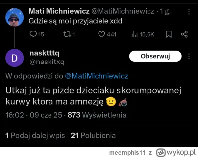 meemphis11 - Od wczoraj strasznie aktywny jest kucharski i 150-kilowy synalek czesia ...