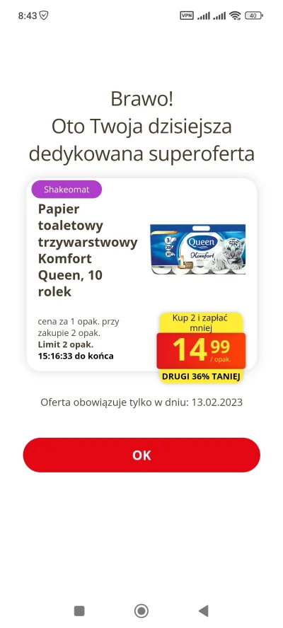 Krupier - Może i masło tanieje, ale za to papier drożeje.

Ten sam jeszcze z tydzień ...