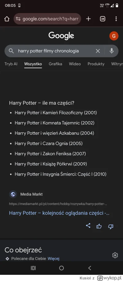 Kusiol - Powiedźcie mi jak można zaufać Ai w jakiejkolwiek sprawie jeśli nie potrafi ...