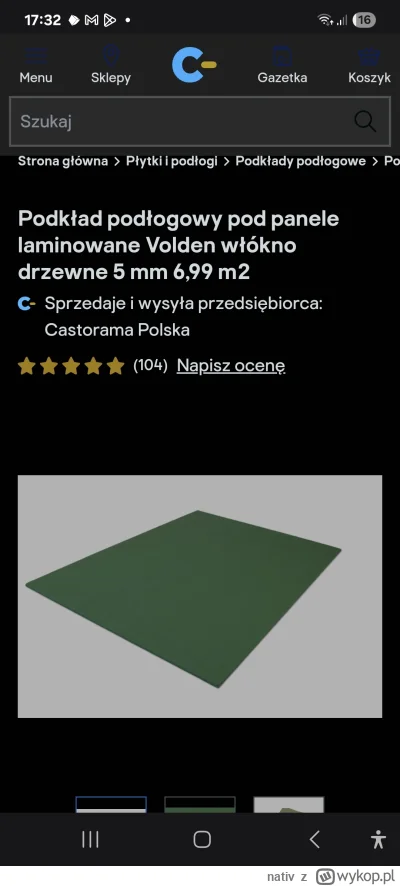 nativ - @eehhh te zielone podkłady mają gęstość około 250 kgm3
Mlv kupowałem na bryty...