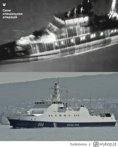 funkmess - Wygląda na to, że rosyjski patrolowiec typu Rubin wyłapał dronem
#rosja #w...