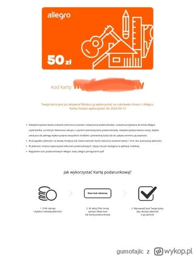 gumofajlc - #rozdajo w końcu udało mi się skorzystać z wygranej i dokonałem zakupu na...