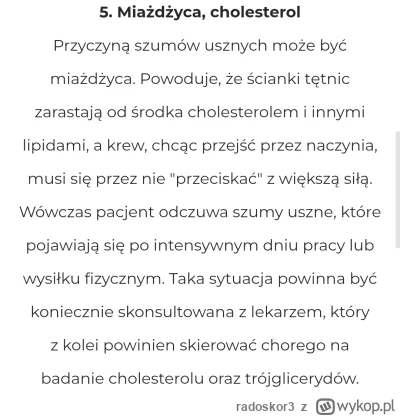 radoskor3 - @essos musisz zrobić wyniki, na pewno  lipidogram na cholesterol i  d- di...