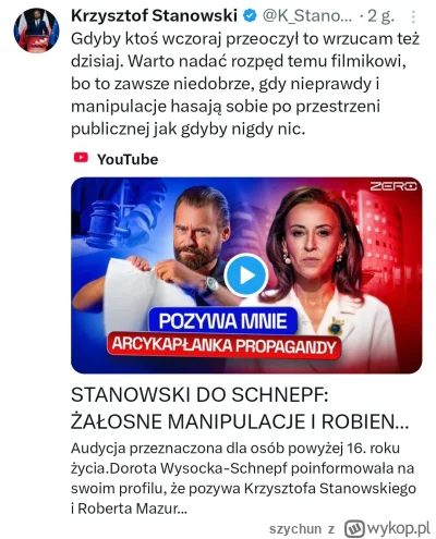 szychun - #polityka #kanalzero identyczne akcj robiło TVPiS jak ktoś ich krytykował x...