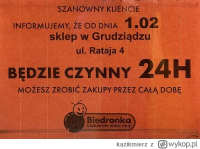 kazikmierz - Nowy standard w biedronce? 
#biedronka