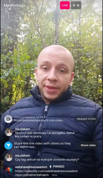 ziuaxa - Lajv Sebastiana Podsiadło mial być w piątek o 21, zatem zgodnie z metodą Con...