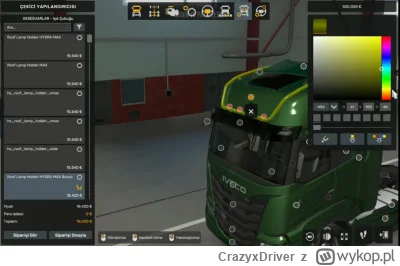 CrazyxDriver - 16. Orurowania z możliwością malowania