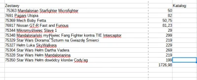 D.....X - O------o mi i nakupiłem lego pod wpływem emocji.
Nie otwieram. Lista na scr...