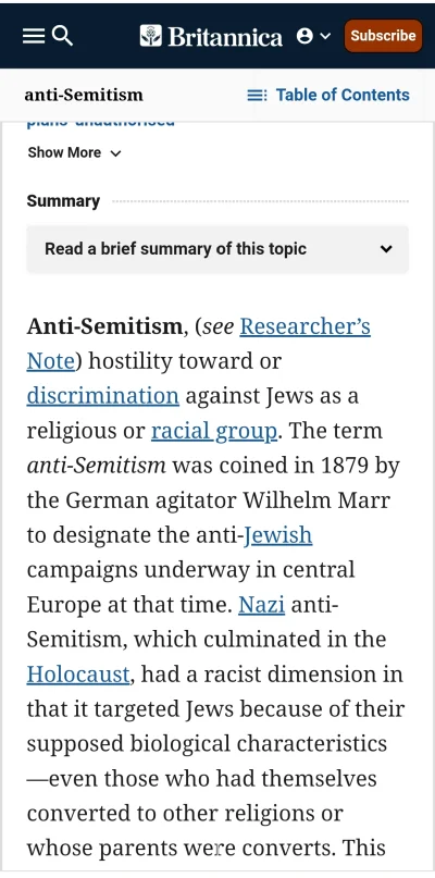 perla-nilu - @Aquamen: Antysemityzm odnosi się tylko do Żydów. Nazwa jest w pewnym se...