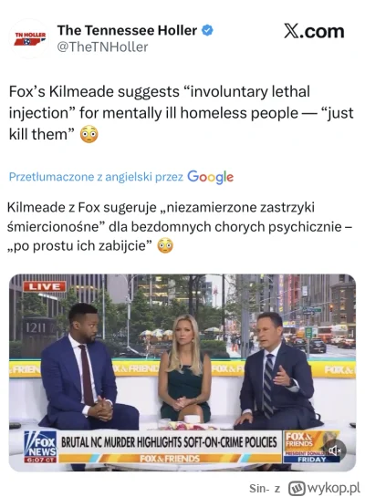 Sin- - Ale pamiętajcie, że nie możecie ich nazywać faszystami.

Źródło: https://x.com...