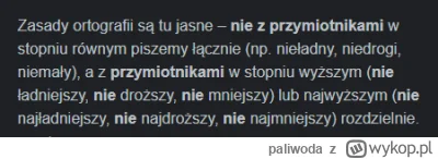paliwoda - >to nie prawdziwe

@Zmyslony: nieprawdziwe, nieuku. 
Masz. Cząstka wiedzy ...