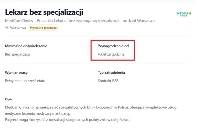 p0melo - 600 zł za godzinę dla lekarza bez specjalizacji, świeżo upieczonego studenta...
