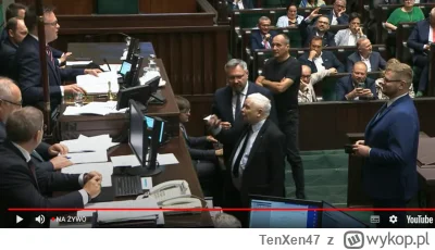 TenXen47 - Tak dzieci wygląda "niezależny" polityk. W tyle za prezesikiem skacze by b...