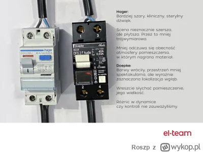 Roszp - Wysyłaliście mi temat z grupy dla elektryków o audiofilskiej różnicówce za – ...