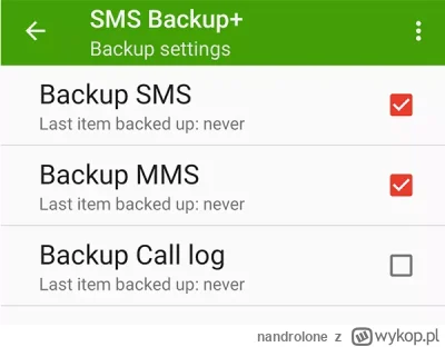 nandrolone - @adreno420: A jaki problem masz robić backup? SMS Backup+ https://play.g...